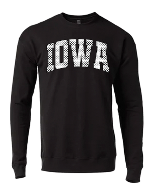 White Polka Dot IOWA